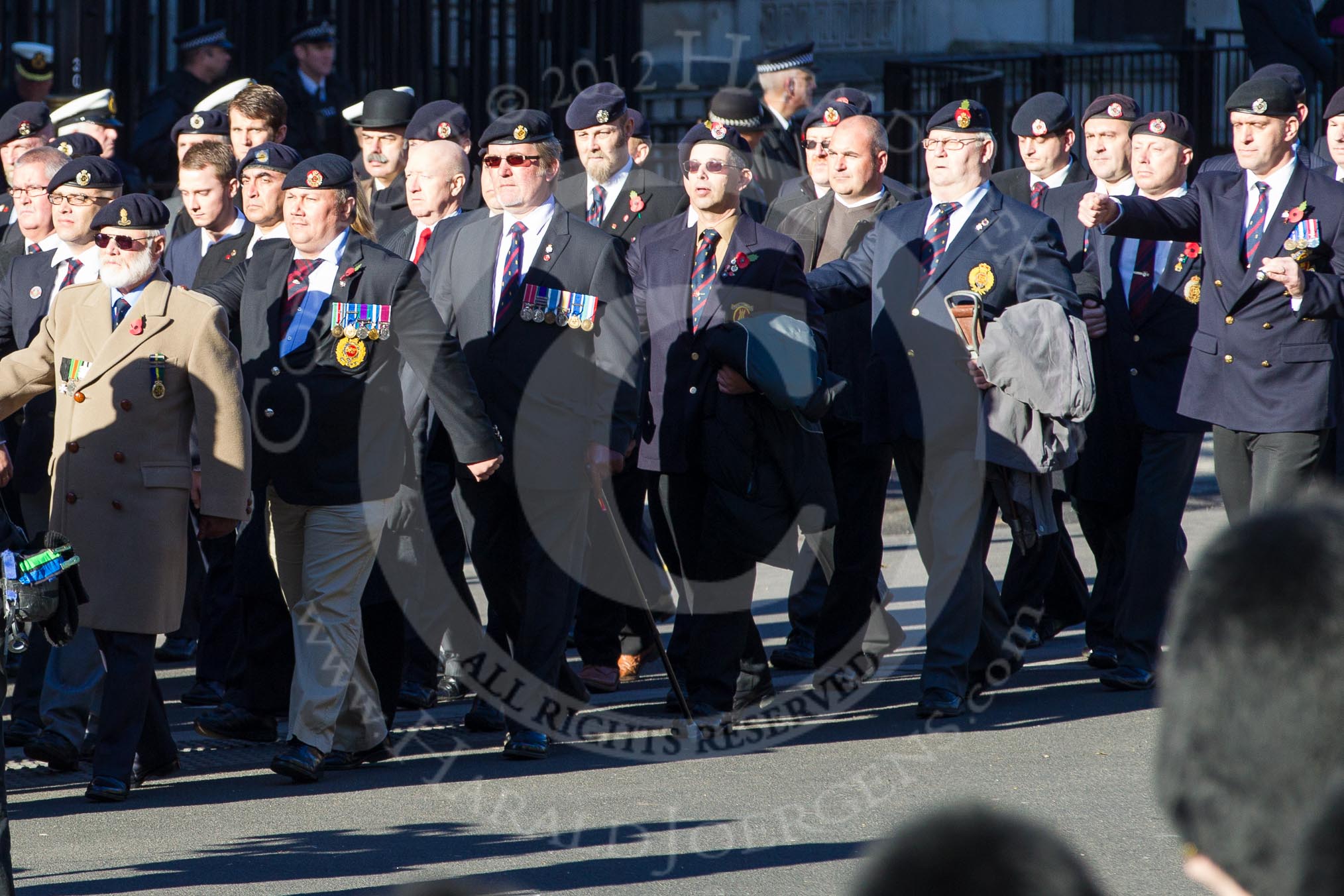 Remembrance Sunday 2012 Cenotaph March Past: Group B27 - Royal Engineers Bomb Disposal Association..
Whitehall, Cenotaph,
London SW1,

United Kingdom,
on 11 November 2012 at 11:59, image #986