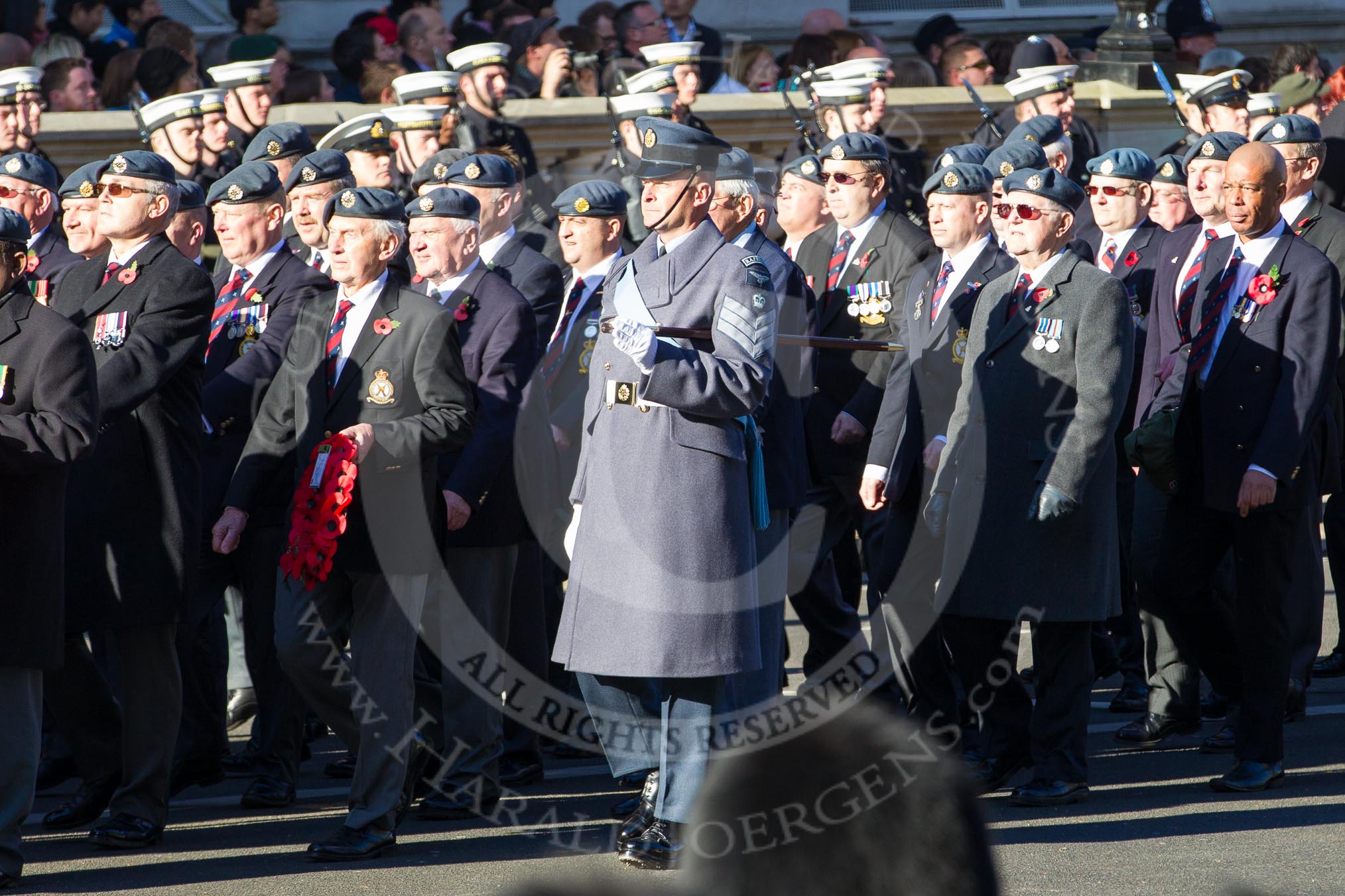 Remembrance Sunday 2012 Cenotaph March Past: Group C2 - Royal Air Force Regiment Association..
Whitehall, Cenotaph,
London SW1,

United Kingdom,
on 11 November 2012 at 12:00, image #1047