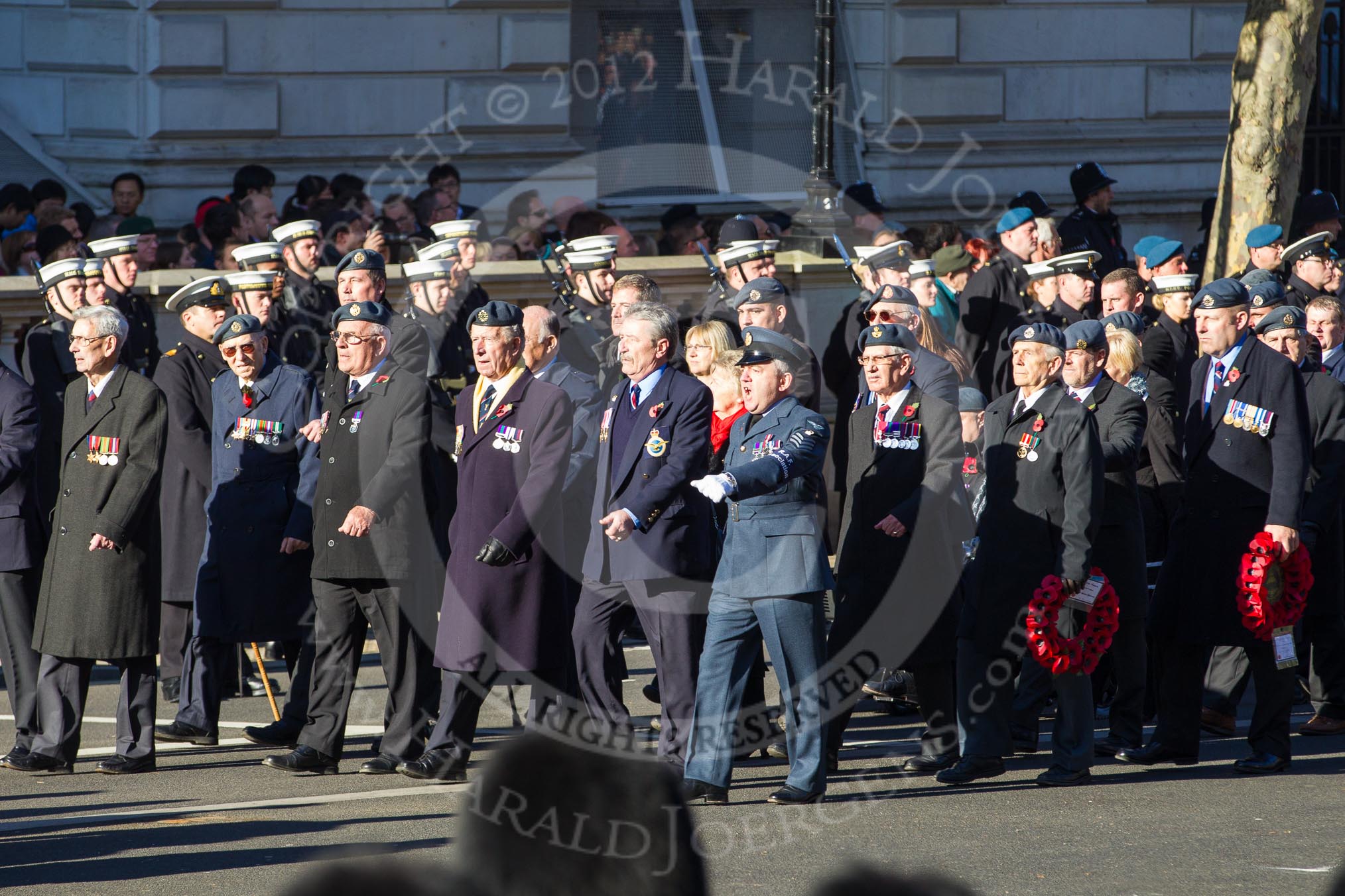 Remembrance Sunday 2012 Cenotaph March Past: Group C3 - Royal Air Forces Association..
Whitehall, Cenotaph,
London SW1,

United Kingdom,
on 11 November 2012 at 12:01, image #1073