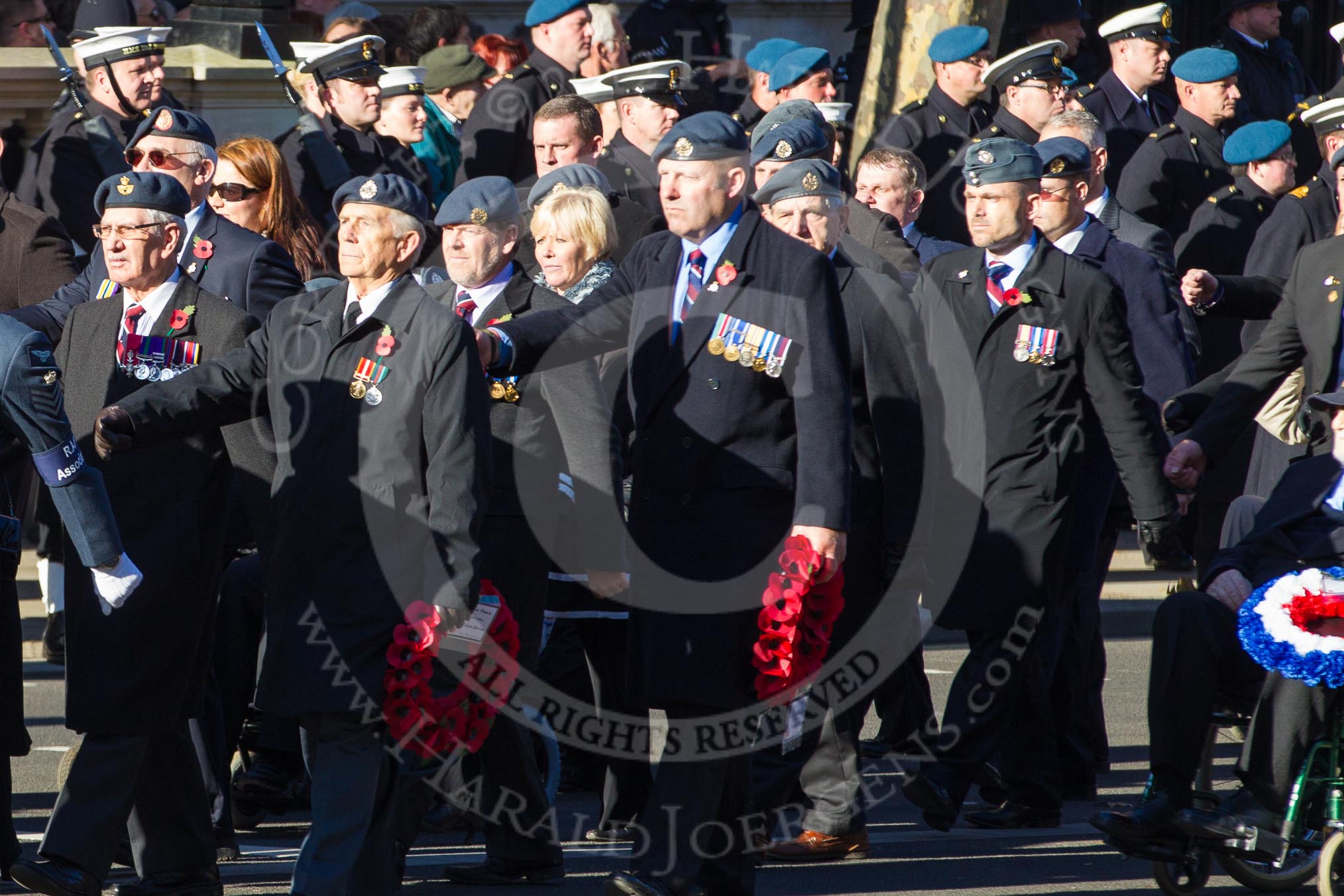 Remembrance Sunday 2012 Cenotaph March Past: Group C3 - Royal Air Forces Association..
Whitehall, Cenotaph,
London SW1,

United Kingdom,
on 11 November 2012 at 12:01, image #1075