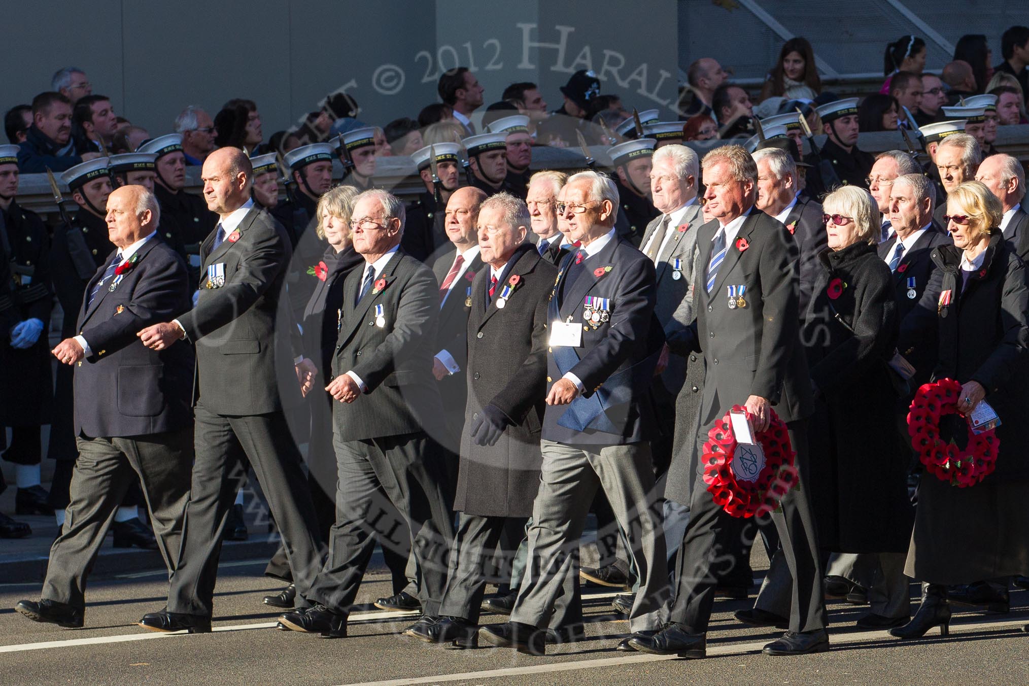 Remembrance Sunday 2012 Cenotaph March Past: Group M12 - National Association of Retired Police Officers..
Whitehall, Cenotaph,
London SW1,

United Kingdom,
on 11 November 2012 at 12:10, image #1501