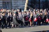 Remembrance Sunday 2012 Cenotaph March Past: Group A11 - Cheshire Regiment Association, A12 - Sherwood Foresters & Worcestershire Regiment, A13 - Mercian Regiment Association, and A14 - Rifles Regimental Association..
Whitehall, Cenotaph,
London SW1,

United Kingdom,
on 11 November 2012 at 11:49, image #622