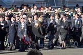 Remembrance Sunday 2012 Cenotaph March Past: Group A12 - Sherwood Foresters & Worcestershire Regiment, A13 - Mercian Regiment Association, and A14 - Rifles Regimental Association..
Whitehall, Cenotaph,
London SW1,

United Kingdom,
on 11 November 2012 at 11:49, image #623