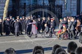 Remembrance Sunday 2012 Cenotaph March Past: Group C1, Blind Veterans UK, with 198 tickets one of the largest group taking past in this March Past..
Whitehall, Cenotaph,
London SW1,

United Kingdom,
on 11 November 2012 at 11:53, image #769