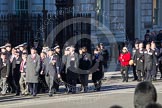 Remembrance Sunday 2012 Cenotaph March Past: Group B1, Royal Army Medical Corps Association and B2, Royal Electrical & Mechanical Engineers Association..
Whitehall, Cenotaph,
London SW1,

United Kingdom,
on 11 November 2012 at 11:54, image #805