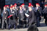 Remembrance Sunday 2012 Cenotaph March Past: Group B3, Royal Military Police Association..
Whitehall, Cenotaph,
London SW1,

United Kingdom,
on 11 November 2012 at 11:55, image #818