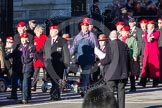 Remembrance Sunday 2012 Cenotaph March Past: Group B3, Royal Military Police Association..
Whitehall, Cenotaph,
London SW1,

United Kingdom,
on 11 November 2012 at 11:55, image #828