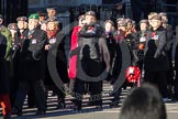 Remembrance Sunday 2012 Cenotaph March Past: Group B8 - Royal Army Physical Training Corps, B9 -Queen Alexandra's Royal Army Nursing Corps Association, and B10 - Royal Scots Dragoon Guards..
Whitehall, Cenotaph,
London SW1,

United Kingdom,
on 11 November 2012 at 11:55, image #852