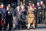 Remembrance Sunday 2012 Cenotaph March Past: Group B8 - Royal Army Physical Training Corps, B9 -Queen Alexandra's Royal Army Nursing Corps Association, and B10 - Royal Scots Dragoon Guards..
Whitehall, Cenotaph,
London SW1,

United Kingdom,
on 11 November 2012 at 11:55, image #854