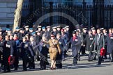 Remembrance Sunday 2012 Cenotaph March Past: Group B8 - Royal Army Physical Training Corps, B9 -Queen Alexandra's Royal Army Nursing Corps Association, and B10 - Royal Scots Dragoon Guards..
Whitehall, Cenotaph,
London SW1,

United Kingdom,
on 11 November 2012 at 11:55, image #855