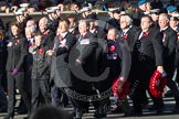 Remembrance Sunday 2012 Cenotaph March Past: Group B18 - Association of Ammunition Technicians..
Whitehall, Cenotaph,
London SW1,

United Kingdom,
on 11 November 2012 at 11:57, image #921