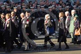 Remembrance Sunday 2012 Cenotaph March Past: Group M6 - Evacuees Reunion Association and M7 - TOC H..
Whitehall, Cenotaph,
London SW1,

United Kingdom,
on 11 November 2012 at 12:10, image #1479