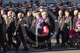 Remembrance Sunday 2012 Cenotaph March Past: Group M9 - NAAFI,  M10- Women's Royal Voluntary Service and M11 - Civil Defence Association..
Whitehall, Cenotaph,
London SW1,

United Kingdom,
on 11 November 2012 at 12:10, image #1495