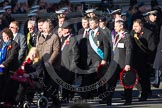 Remembrance Sunday 2012 Cenotaph March Past: Group M36 - Shot at Dawn Pardons Campaign, M37 - Royal Antediluvian Order of Buffaloes..
Whitehall, Cenotaph,
London SW1,

United Kingdom,
on 11 November 2012 at 12:13, image #1640