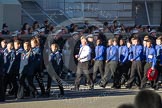 Remembrance Sunday 2012 Cenotaph March Past: Group M48 - Girlguiding London & South East England and M49 - Boys Brigade..
Whitehall, Cenotaph,
London SW1,

United Kingdom,
on 11 November 2012 at 12:15, image #1719