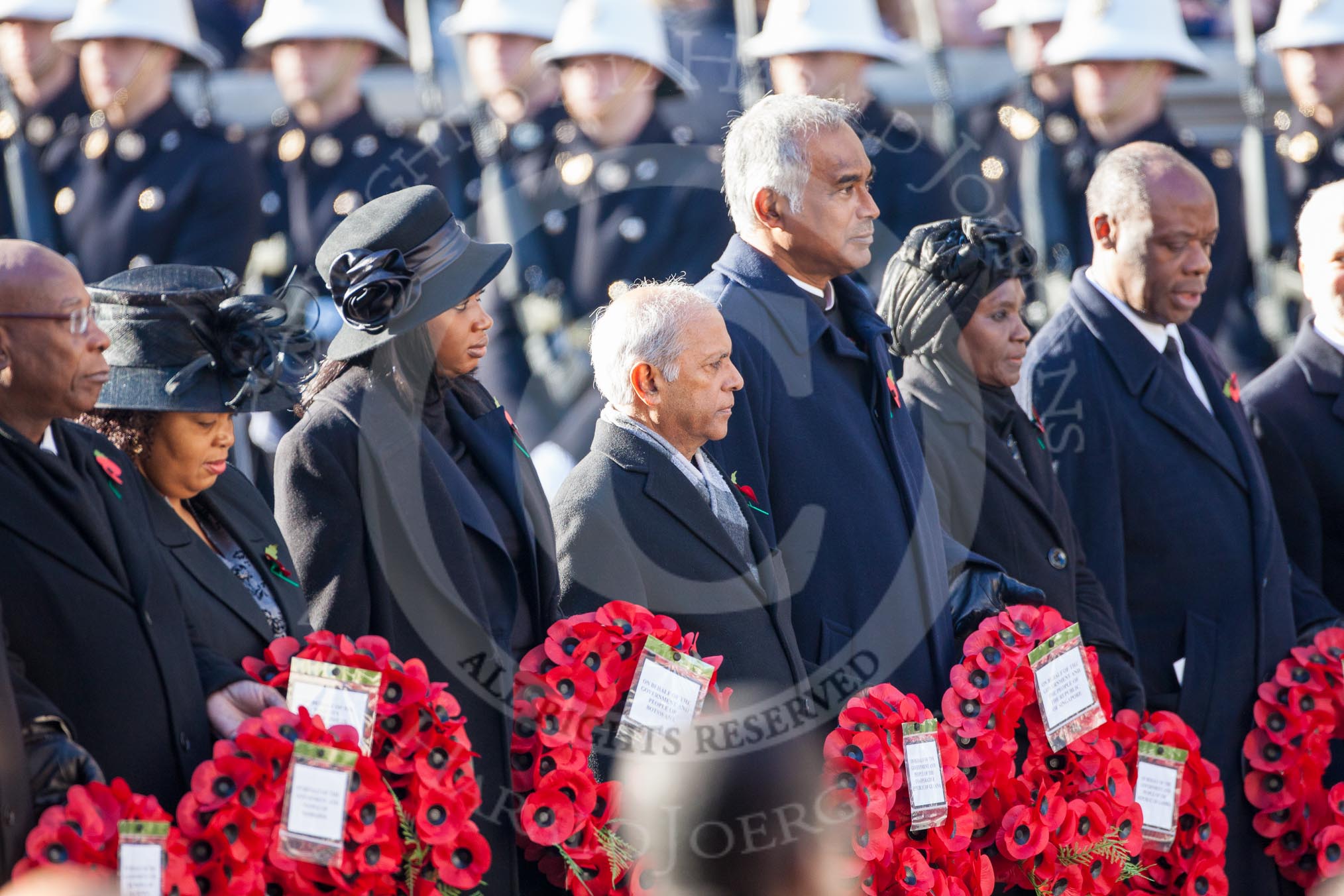 The High Comissioners for Barbados, Lesotho, Botswana, Guyana, Singapore, The Gambia, Zambia, and Malta.