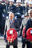Remembrance Sunday at the Cenotaph 2012 The High Commissioners of the Maldives and of Antigua & Barbuda.