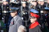 Remembrance Sunday at the Cenotaph 2012 HRH The Duke of Cambridge and HRH The Earl of Wessex.