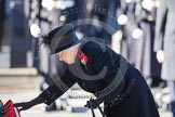 HM The Queen, laying her wreath at the Cenotaph.