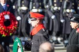 Remembrance Sunday at the Cenotaph 2012 HRH The Earl of Wessex about to lay his wreath at the Cenotaph. Behind him HM The Queen.