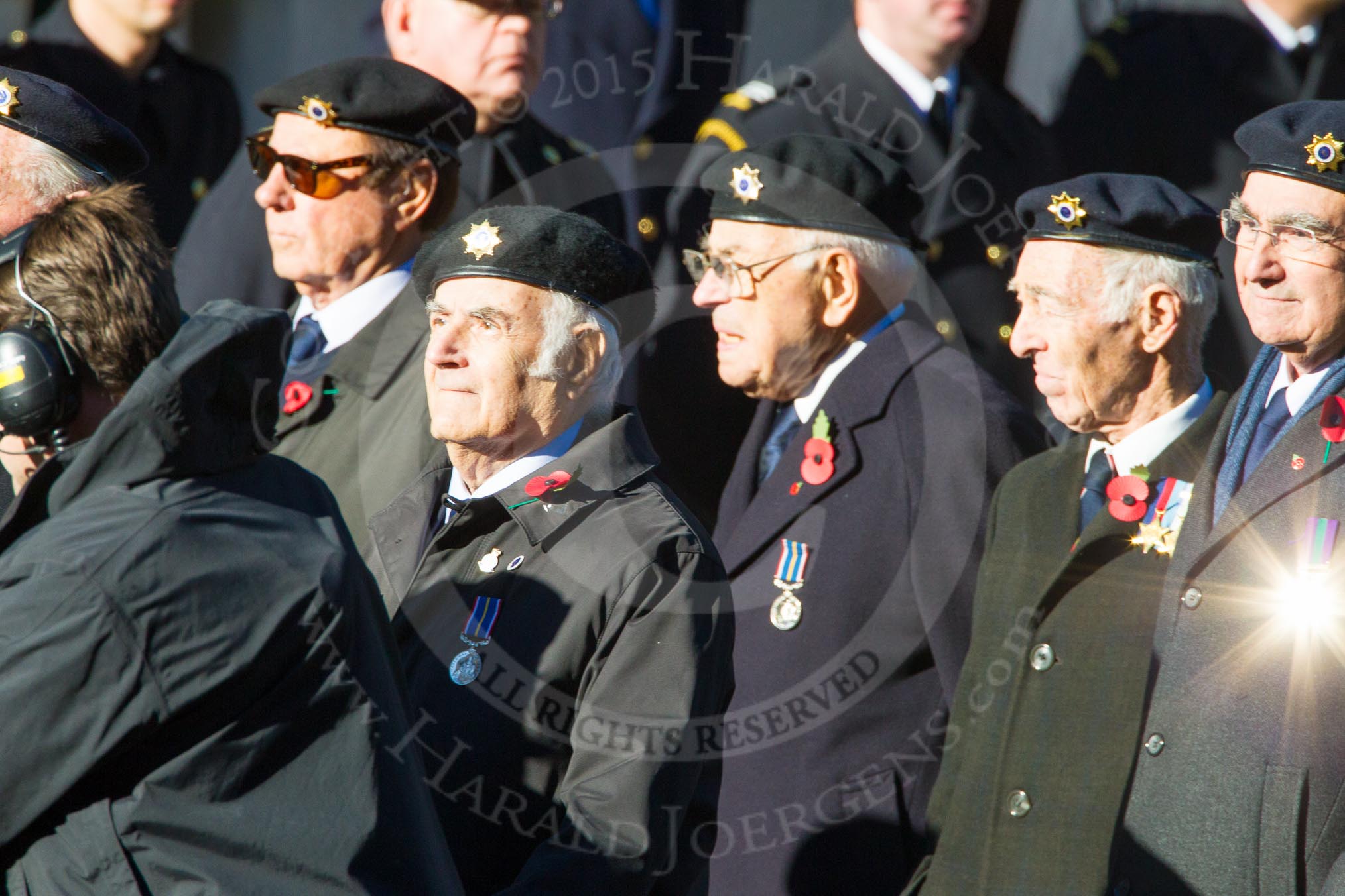 Remembrance Sunday Cenotaph March Past 2013: D26 - Association of Jewish Ex-Servicemen & Women..
Press stand opposite the Foreign Office building, Whitehall, London SW1,
London,
Greater London,
United Kingdom,
on 10 November 2013 at 11:41, image #212