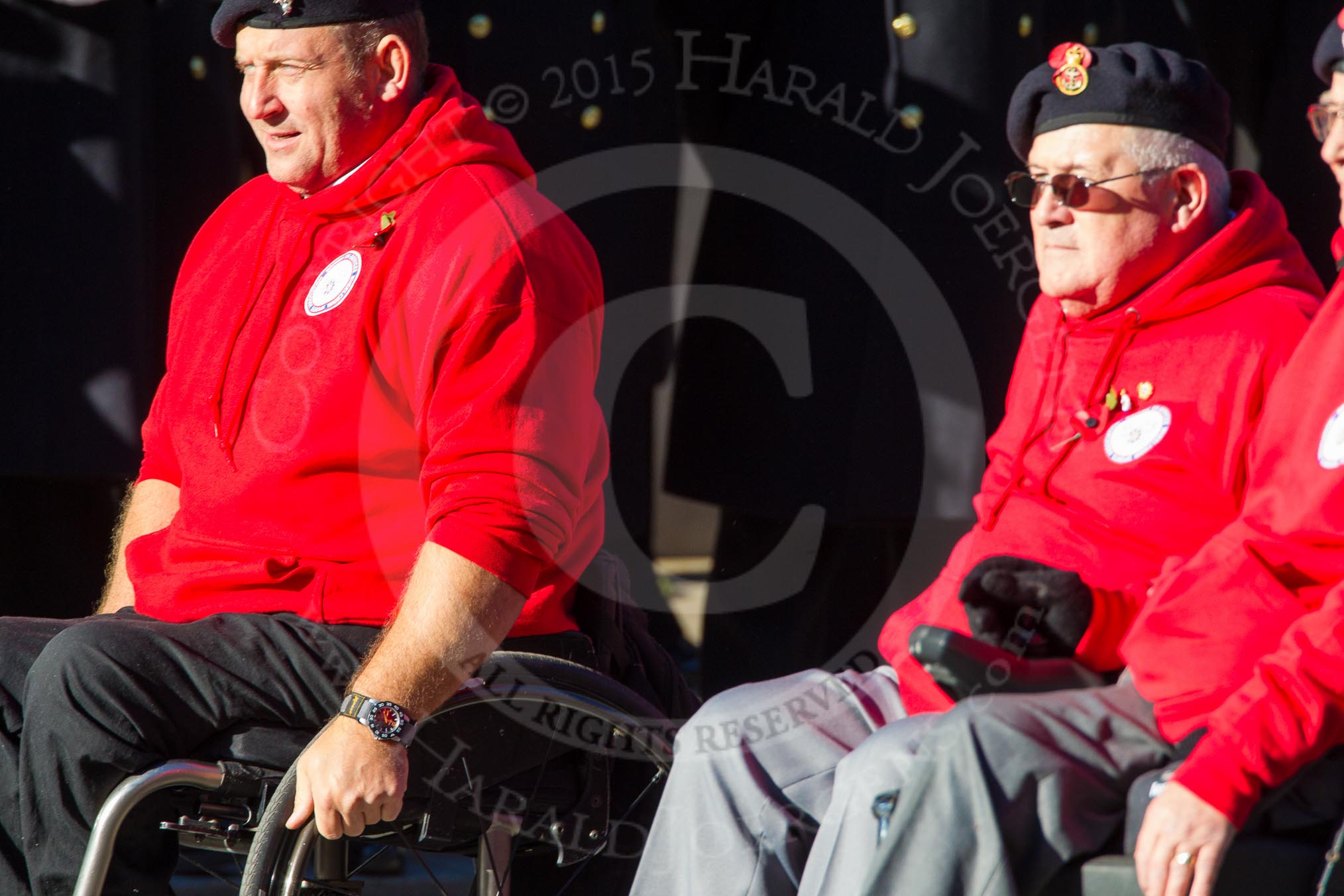 Remembrance Sunday Cenotaph March Past 2013: D29 - British Ex-Services Wheelchair Sports Association (BEWSA).
Press stand opposite the Foreign Office building, Whitehall, London SW1,
London,
Greater London,
United Kingdom,
on 10 November 2013 at 11:42, image #255