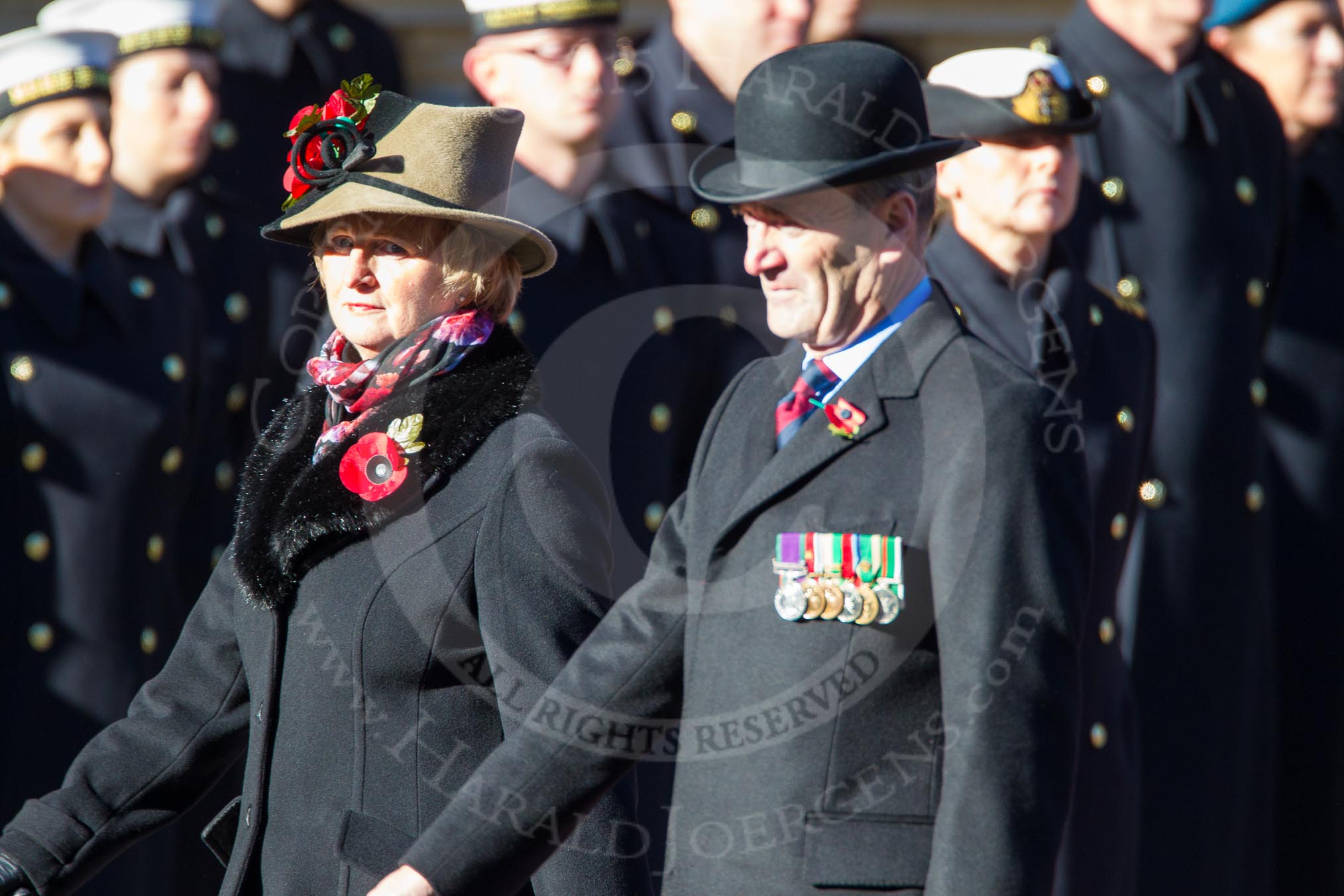 Remembrance Sunday Cenotaph March Past 2013: D31 - Queen Alexandra's Hospital Home for Disabled Ex- Servicemen & Women..
Press stand opposite the Foreign Office building, Whitehall, London SW1,
London,
Greater London,
United Kingdom,
on 10 November 2013 at 11:43, image #278