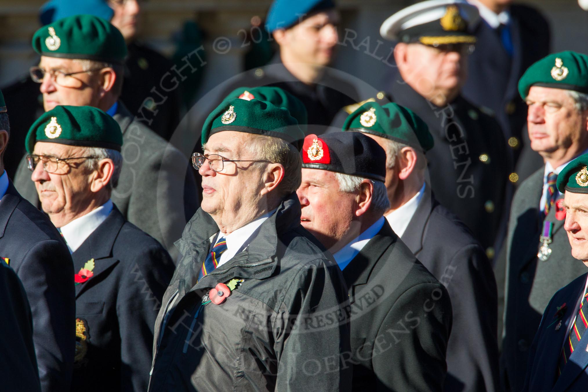 Remembrance Sunday Cenotaph March Past 2013: E3 - Royal Marines Association..
Press stand opposite the Foreign Office building, Whitehall, London SW1,
London,
Greater London,
United Kingdom,
on 10 November 2013 at 11:44, image #381