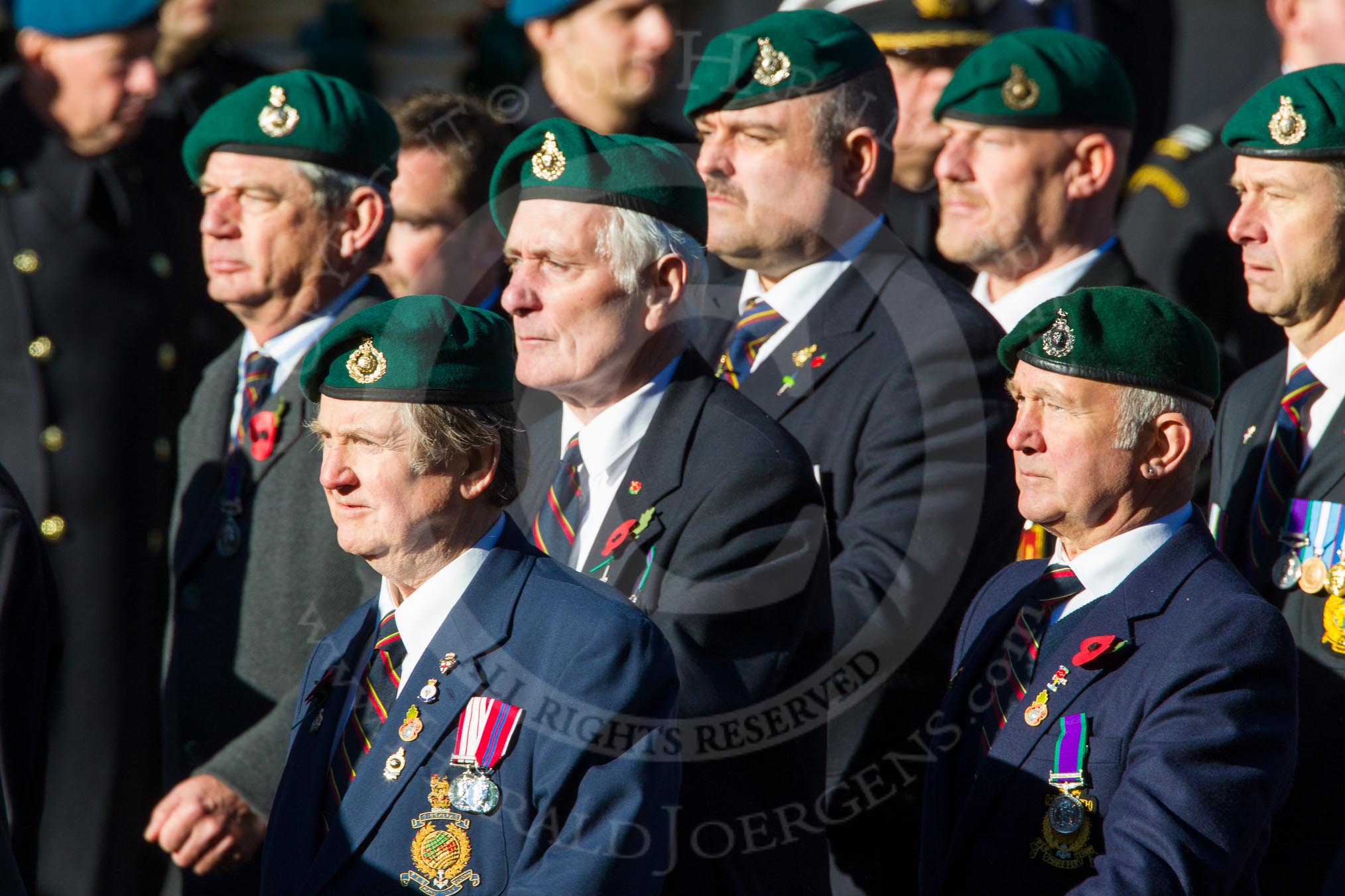 Remembrance Sunday Cenotaph March Past 2013: E3 - Royal Marines Association..
Press stand opposite the Foreign Office building, Whitehall, London SW1,
London,
Greater London,
United Kingdom,
on 10 November 2013 at 11:44, image #385