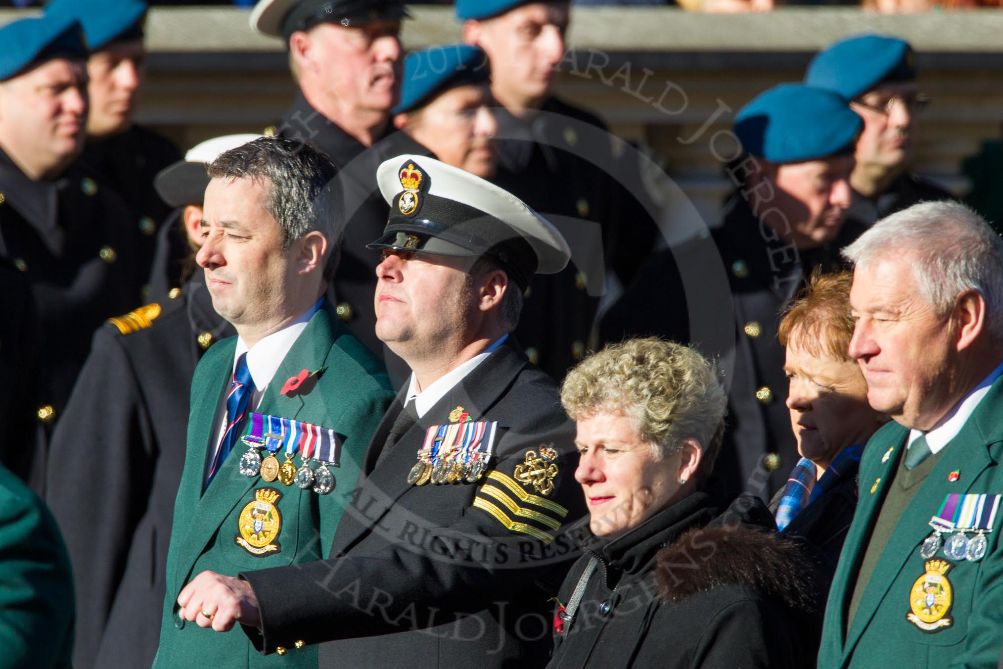 Remembrance Sunday Cenotaph March Past 2013.
Press stand opposite the Foreign Office building, Whitehall, London SW1,
London,
Greater London,
United Kingdom,
on 10 November 2013 at 11:45, image #459