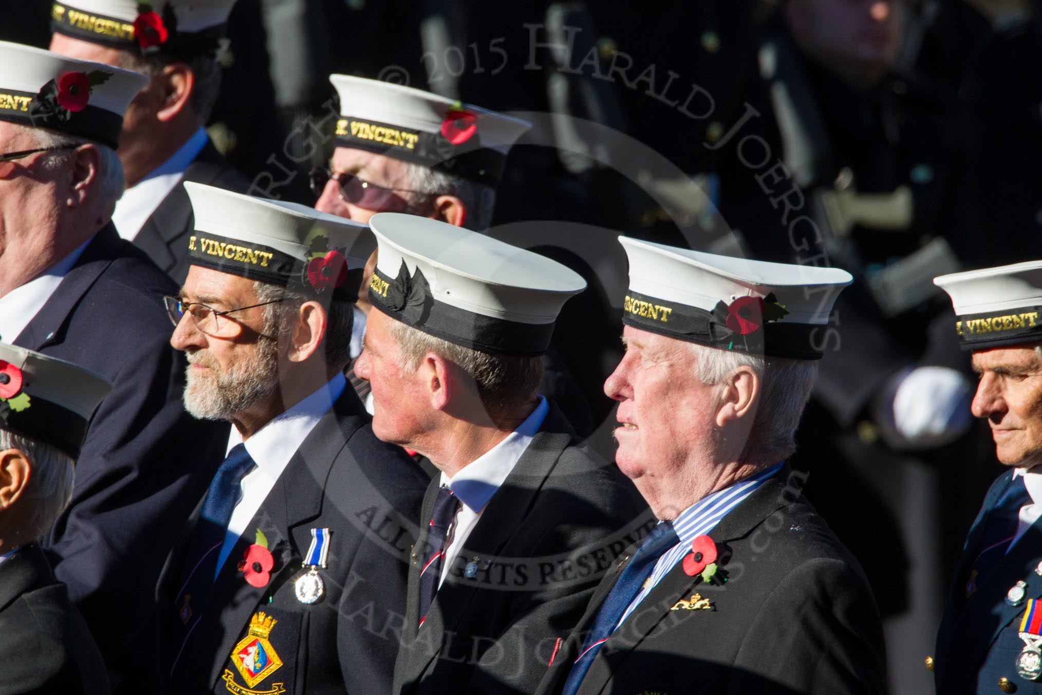 Remembrance Sunday Cenotaph March Past 2013: E23 - HMS St Vincent Association..
Press stand opposite the Foreign Office building, Whitehall, London SW1,
London,
Greater London,
United Kingdom,
on 10 November 2013 at 11:47, image #531