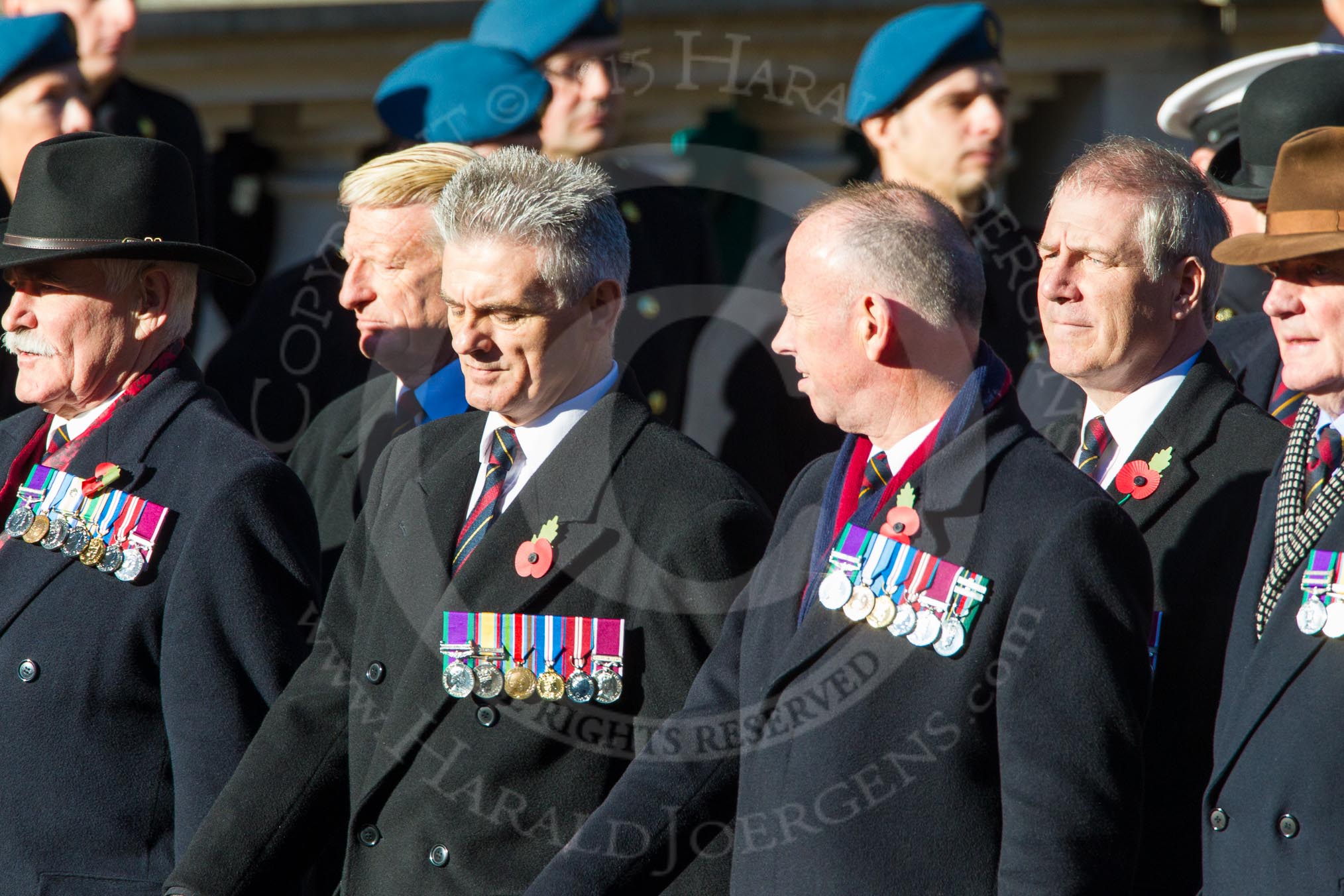 Remembrance Sunday Cenotaph March Past 2013: F19 - Queen's Bodyguard of The Yeoman of The Guard..
Press stand opposite the Foreign Office building, Whitehall, London SW1,
London,
Greater London,
United Kingdom,
on 10 November 2013 at 11:53, image #942