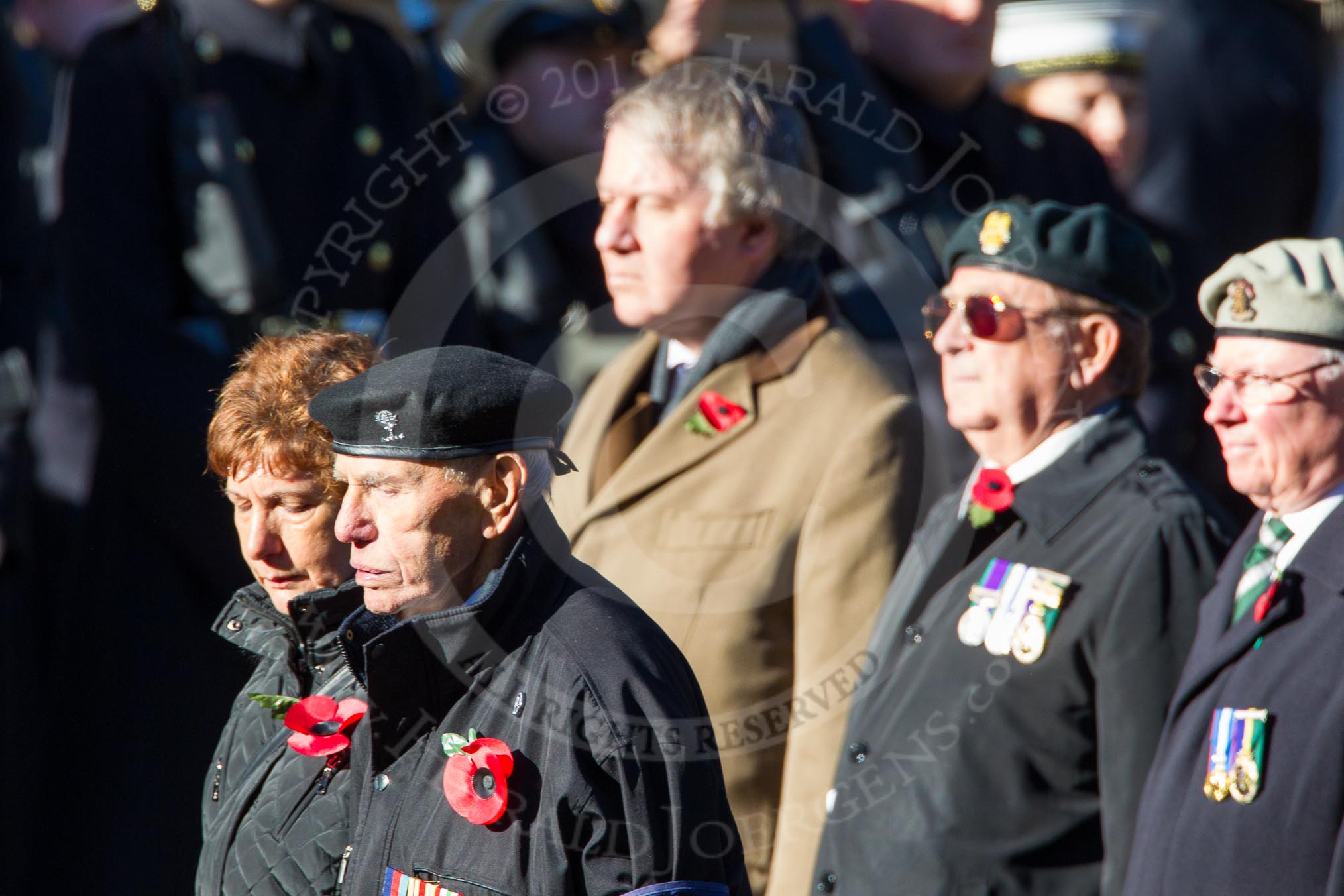 Remembrance Sunday Cenotaph March Past 2013: F20 - Popski's Private Army..
Press stand opposite the Foreign Office building, Whitehall, London SW1,
London,
Greater London,
United Kingdom,
on 10 November 2013 at 11:53, image #954