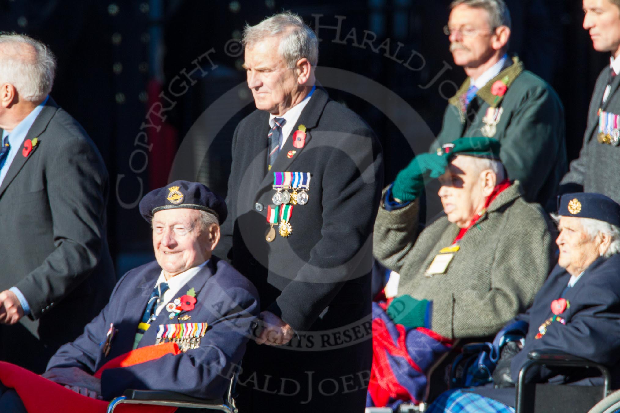 Remembrance Sunday Cenotaph March Past 2013.
Press stand opposite the Foreign Office building, Whitehall, London SW1,
London,
Greater London,
United Kingdom,
on 10 November 2013 at 11:54, image #997