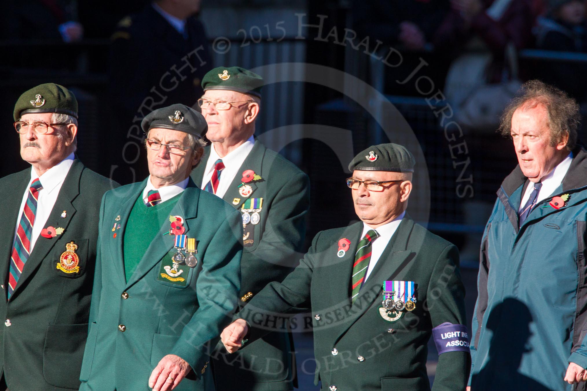 Remembrance Sunday Cenotaph March Past 2013: A14 - Light Infantry Association..
Press stand opposite the Foreign Office building, Whitehall, London SW1,
London,
Greater London,
United Kingdom,
on 10 November 2013 at 11:56, image #1102