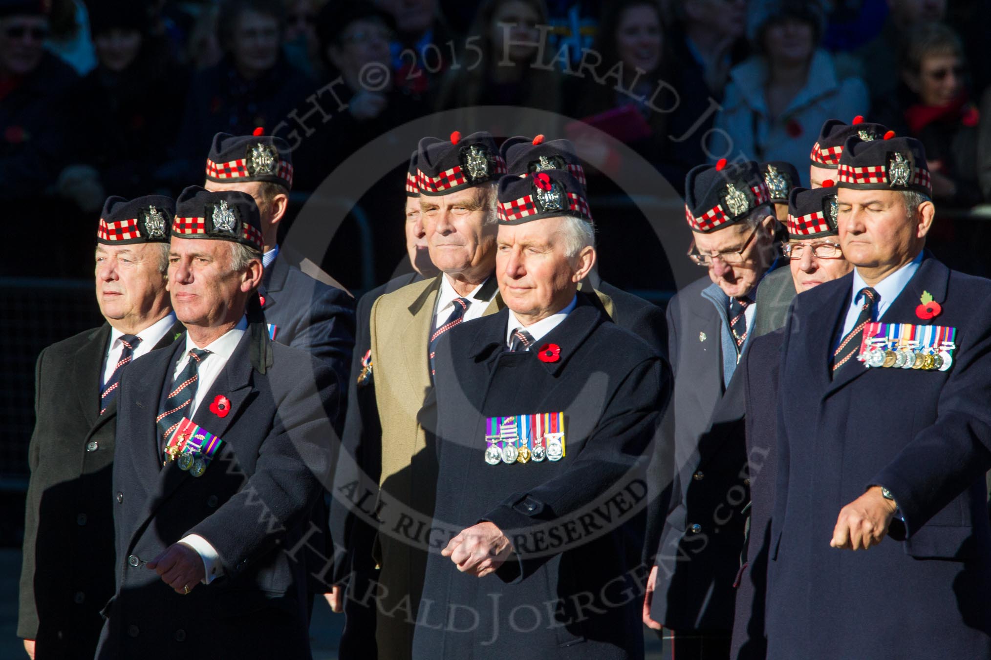 Remembrance Sunday Cenotaph March Past 2013: A20 - King's Own Scottish Borderers..
Press stand opposite the Foreign Office building, Whitehall, London SW1,
London,
Greater London,
United Kingdom,
on 10 November 2013 at 11:57, image #1195