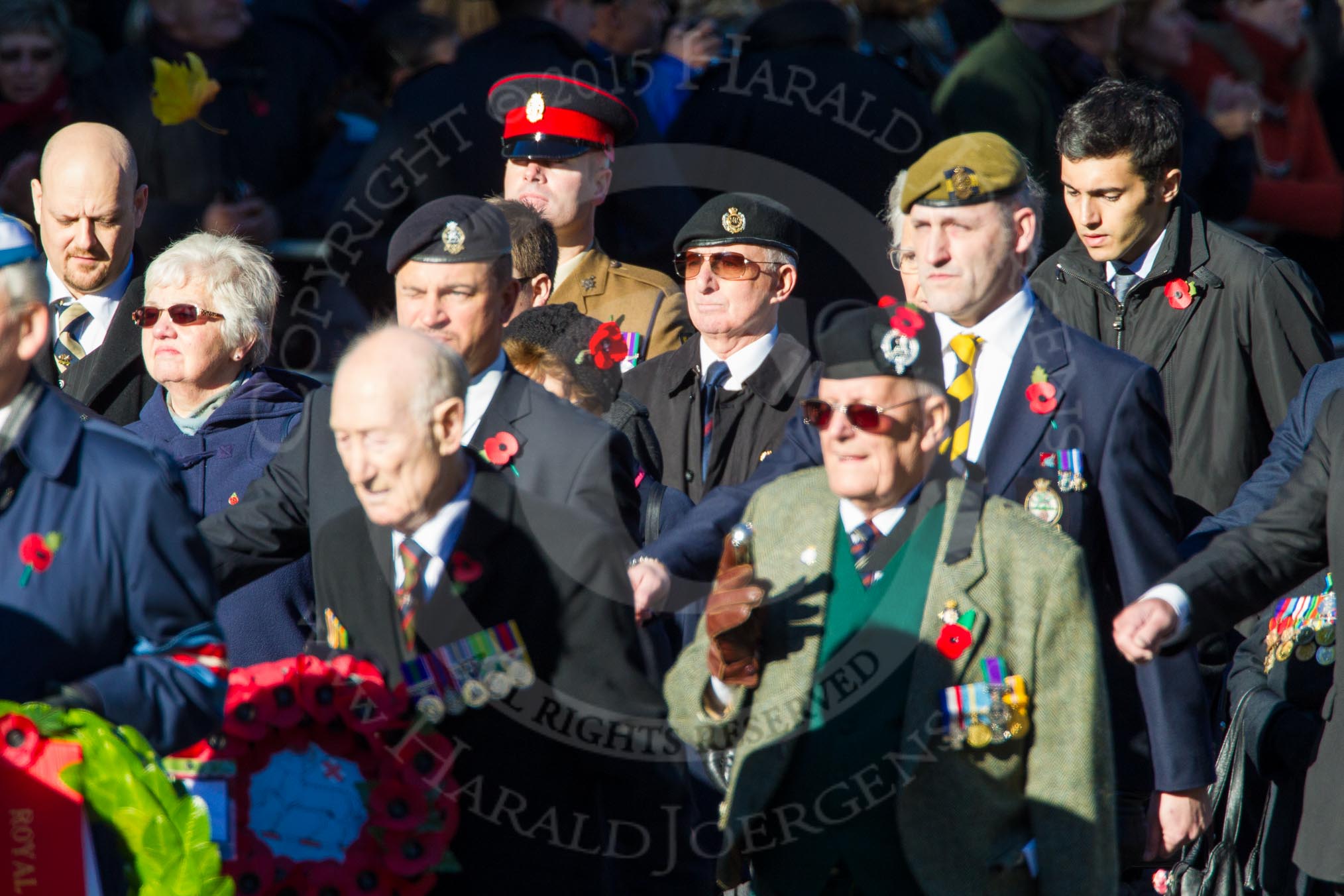 Remembrance Sunday Cenotaph March Past 2013: A30 - Princess of Wales's Royal Regiment..
Press stand opposite the Foreign Office building, Whitehall, London SW1,
London,
Greater London,
United Kingdom,
on 10 November 2013 at 11:58, image #1275