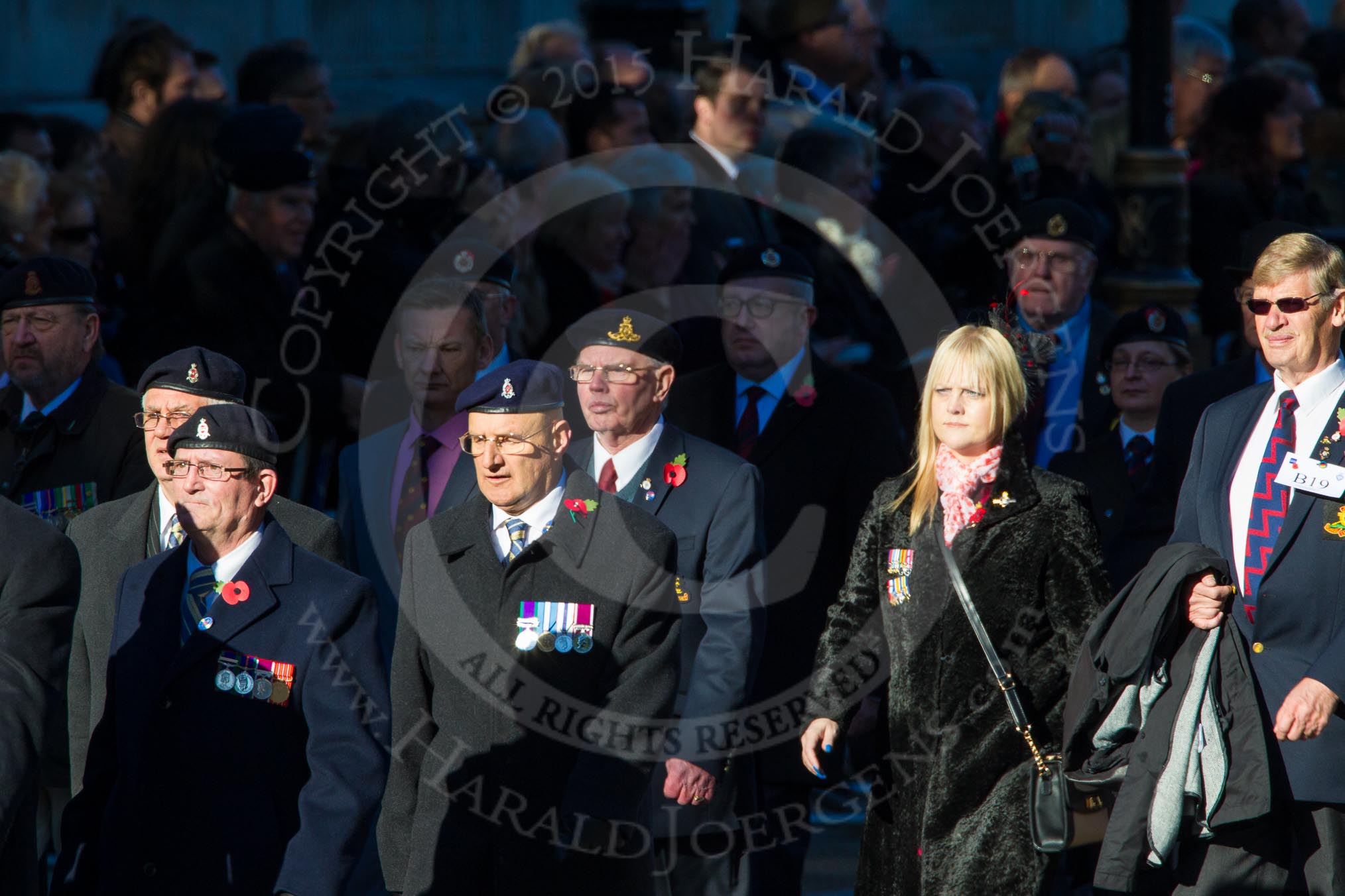 Remembrance Sunday Cenotaph March Past 2013: B18 - 3rd Regiment Royal Horse Artillery Association..
Press stand opposite the Foreign Office building, Whitehall, London SW1,
London,
Greater London,
United Kingdom,
on 10 November 2013 at 12:01, image #1448