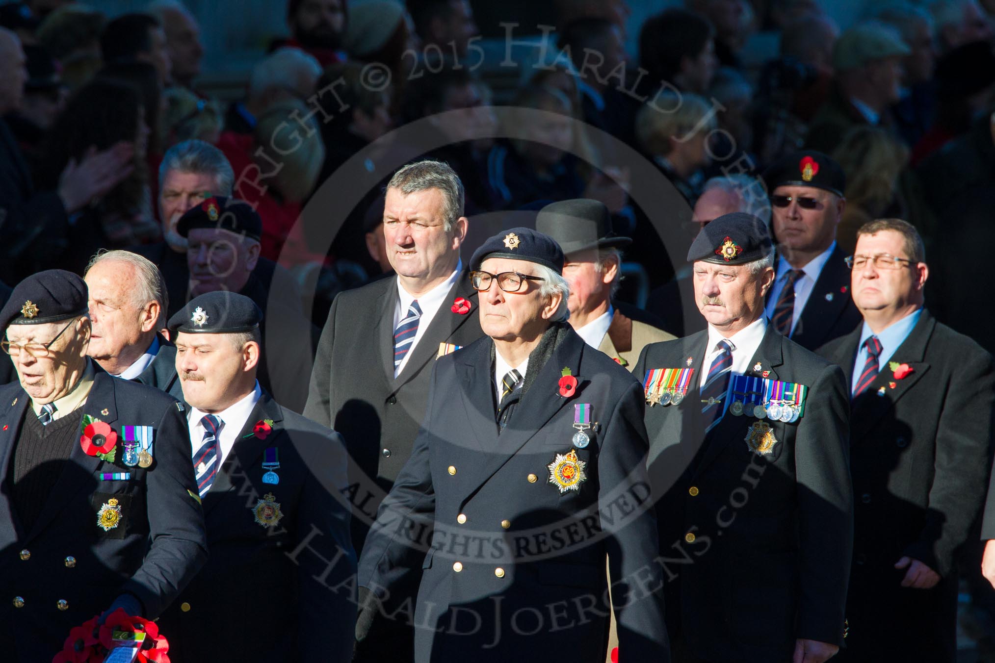 Remembrance Sunday Cenotaph March Past 2013: B26 - Royal Army Service Corps & Royal Corps of Transport Association..
Press stand opposite the Foreign Office building, Whitehall, London SW1,
London,
Greater London,
United Kingdom,
on 10 November 2013 at 12:03, image #1530