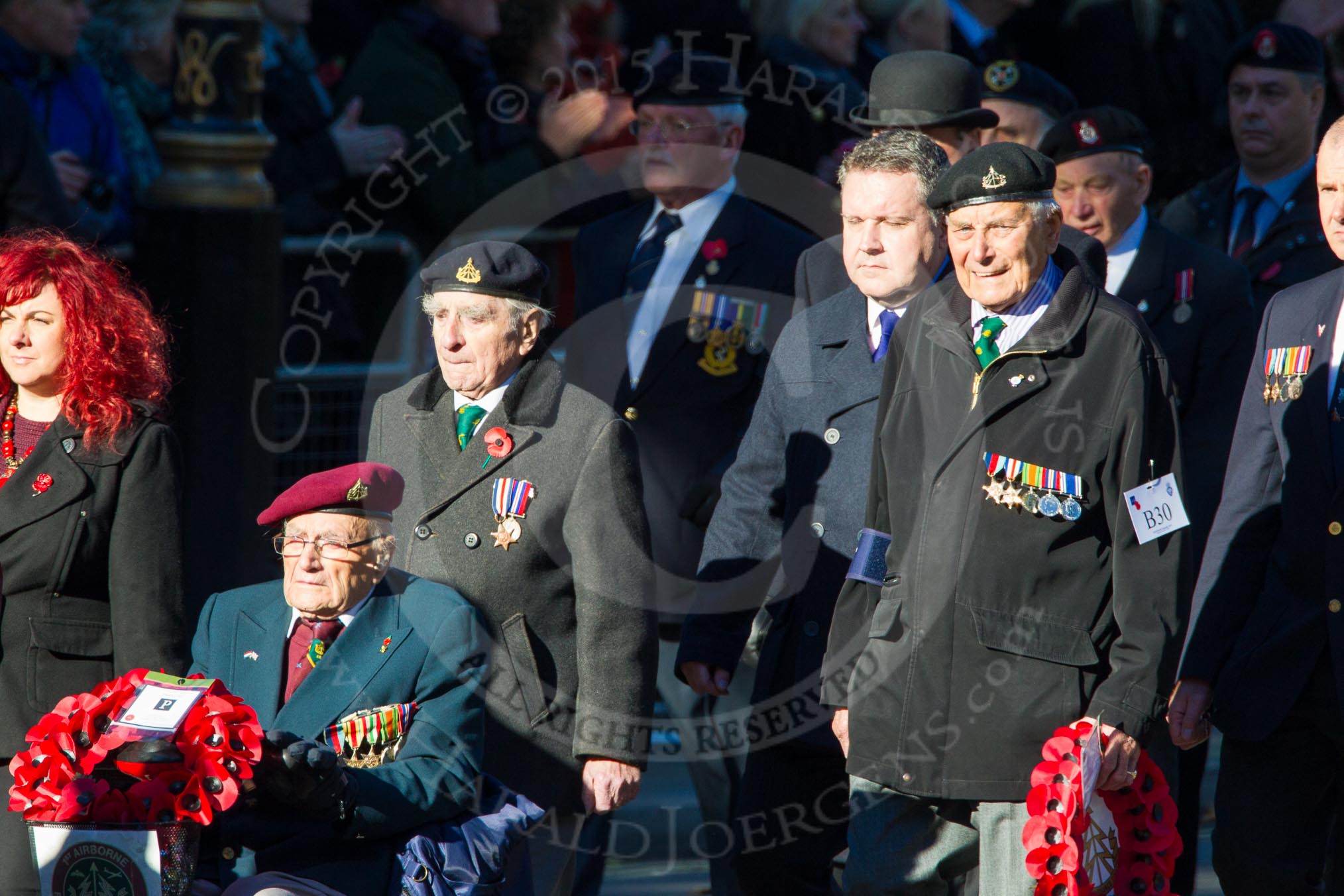 Remembrance Sunday Cenotaph March Past 2013: B30 - Reconnaissance Corps..
Press stand opposite the Foreign Office building, Whitehall, London SW1,
London,
Greater London,
United Kingdom,
on 10 November 2013 at 12:03, image #1567