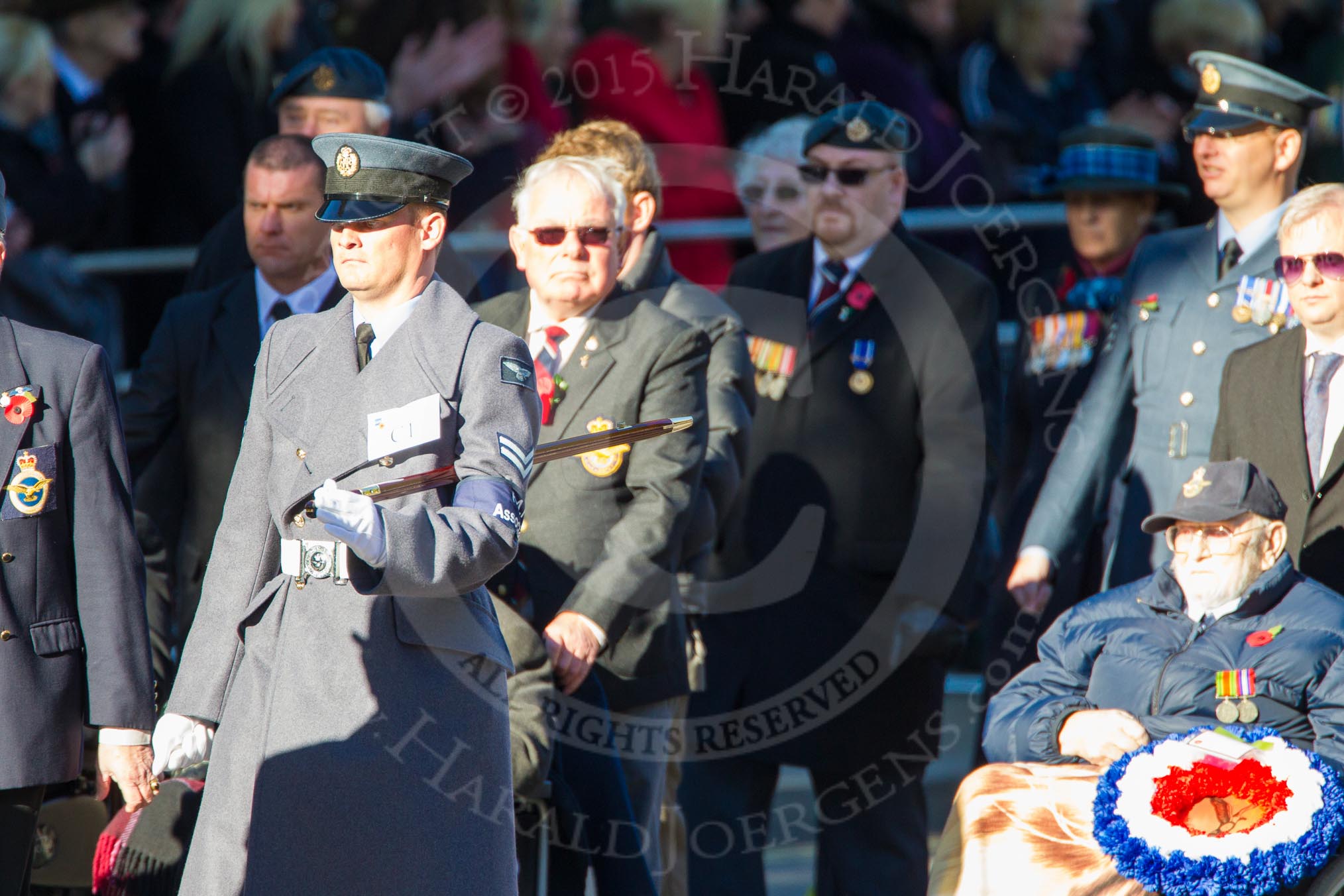 Remembrance Sunday Cenotaph March Past 2013: C1 - Royal Air Forces Association..
Press stand opposite the Foreign Office building, Whitehall, London SW1,
London,
Greater London,
United Kingdom,
on 10 November 2013 at 12:05, image #1650