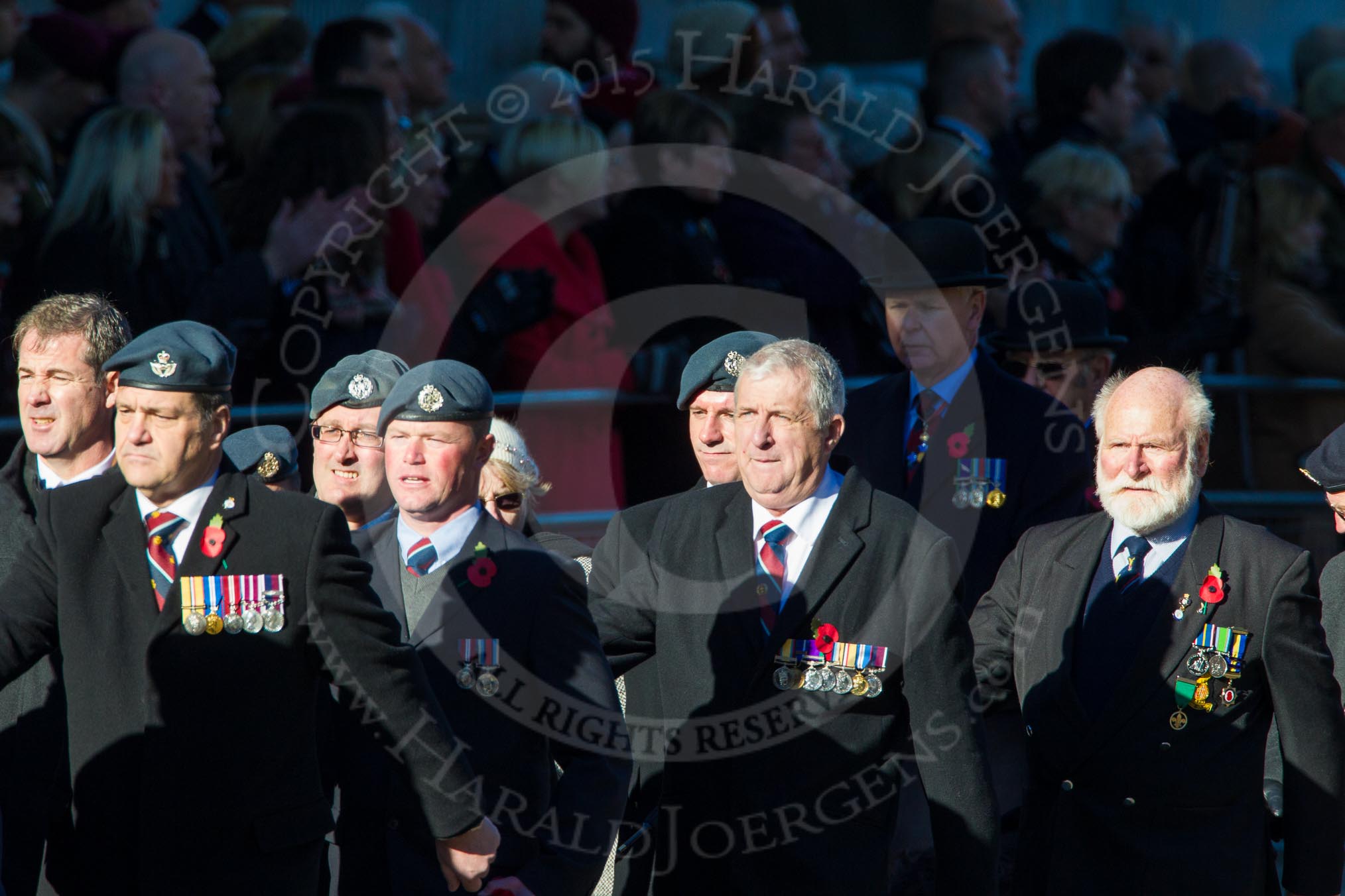Remembrance Sunday Cenotaph March Past 2013: C2 - Royal Air Force Regiment Association..
Press stand opposite the Foreign Office building, Whitehall, London SW1,
London,
Greater London,
United Kingdom,
on 10 November 2013 at 12:05, image #1665