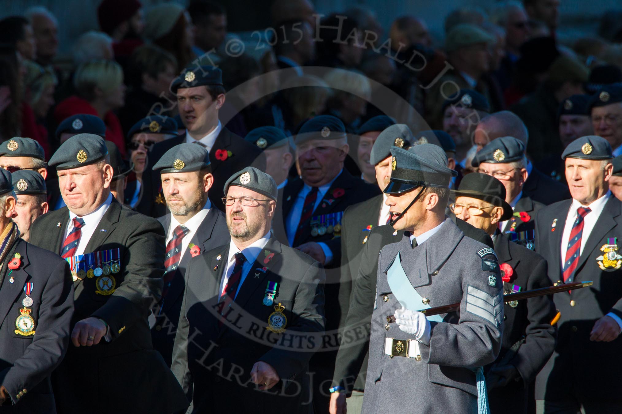 Remembrance Sunday Cenotaph March Past 2013: C2 - Royal Air Force Regiment Association..
Press stand opposite the Foreign Office building, Whitehall, London SW1,
London,
Greater London,
United Kingdom,
on 10 November 2013 at 12:05, image #1679