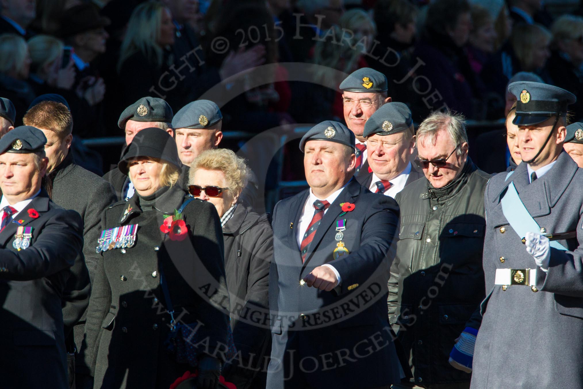 Remembrance Sunday Cenotaph March Past 2013: C2 - Royal Air Force Regiment Association..
Press stand opposite the Foreign Office building, Whitehall, London SW1,
London,
Greater London,
United Kingdom,
on 10 November 2013 at 12:05, image #1691