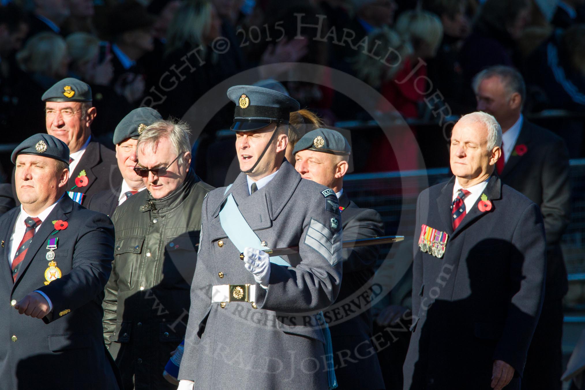Remembrance Sunday Cenotaph March Past 2013: C2 - Royal Air Force Regiment Association..
Press stand opposite the Foreign Office building, Whitehall, London SW1,
London,
Greater London,
United Kingdom,
on 10 November 2013 at 12:06, image #1693
