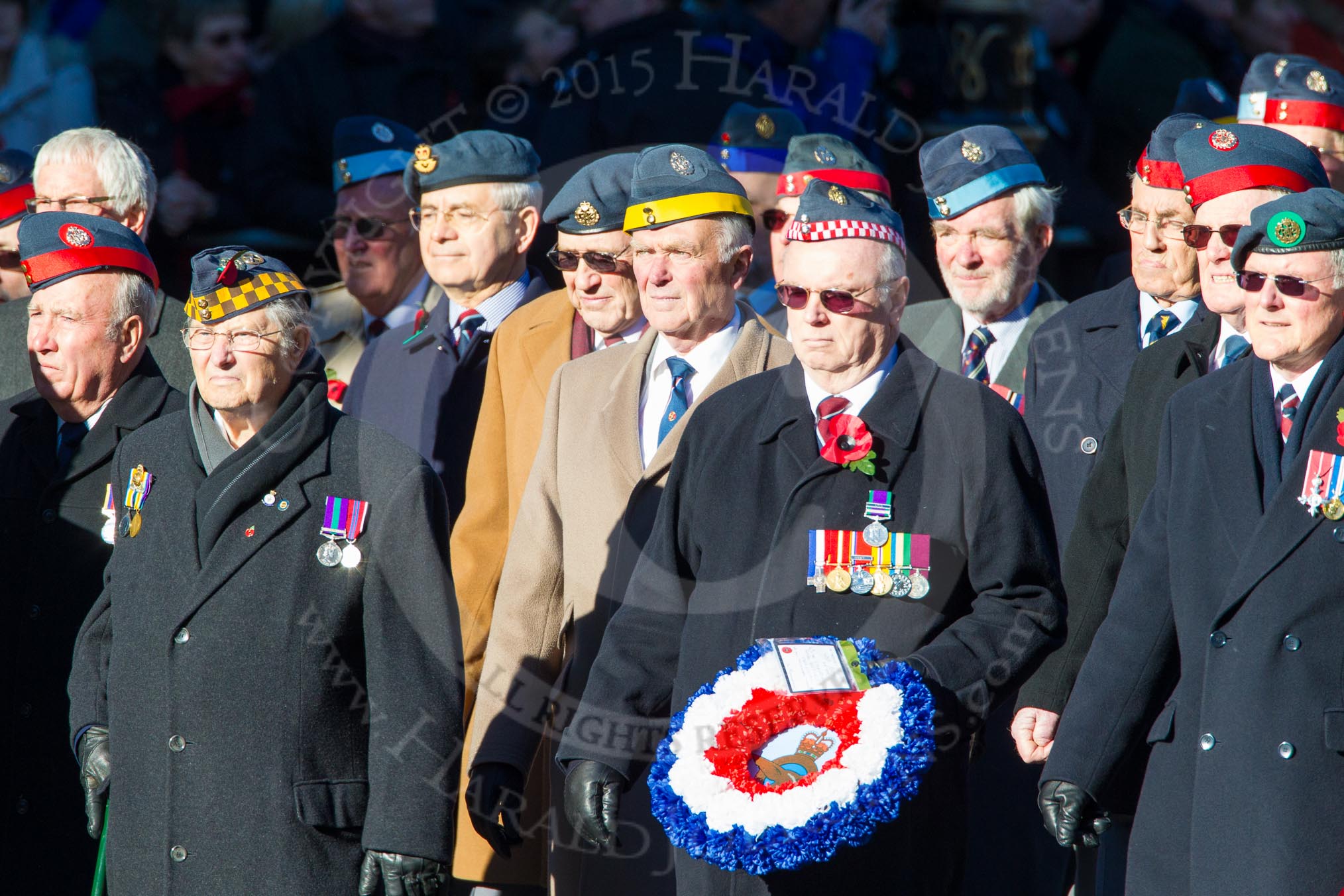 Remembrance Sunday Cenotaph March Past 2013: C4 - Federation of Royal Air Force Apprentice & Boy Entrant Associations..
Press stand opposite the Foreign Office building, Whitehall, London SW1,
London,
Greater London,
United Kingdom,
on 10 November 2013 at 12:06, image #1701