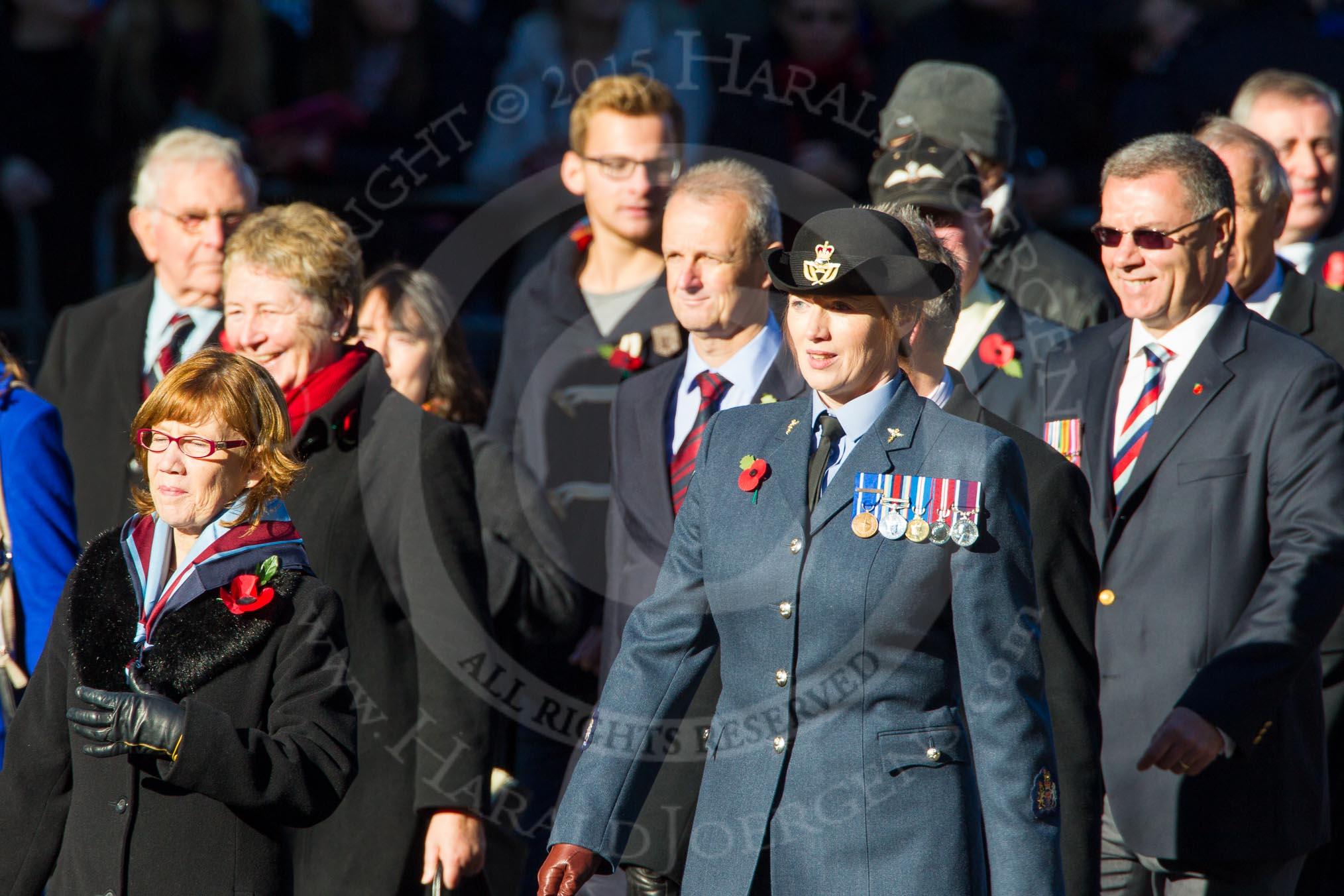 Remembrance Sunday Cenotaph March Past 2013: C7 - Princess Mary's Royal Air Force Nursing Service Association..
Press stand opposite the Foreign Office building, Whitehall, London SW1,
London,
Greater London,
United Kingdom,
on 10 November 2013 at 12:06, image #1733