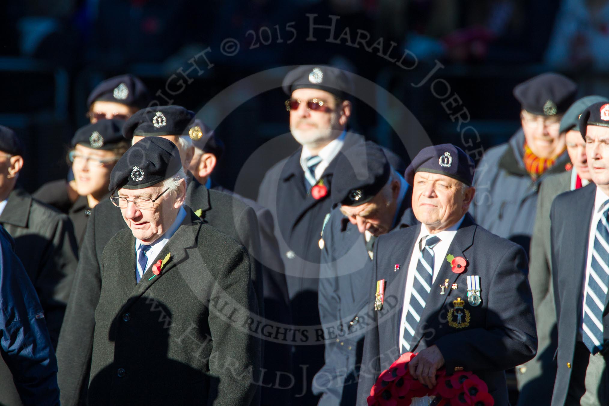 Remembrance Sunday Cenotaph March Past 2013: C9 - Royal Observer Corps Association..
Press stand opposite the Foreign Office building, Whitehall, London SW1,
London,
Greater London,
United Kingdom,
on 10 November 2013 at 12:07, image #1754