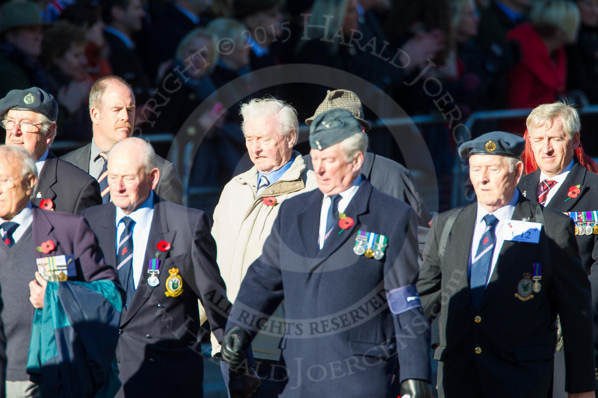 Remembrance Sunday Cenotaph March Past 2013: C12 - 6 Squadron (Royal Air Force) Association..
Press stand opposite the Foreign Office building, Whitehall, London SW1,
London,
Greater London,
United Kingdom,
on 10 November 2013 at 12:07, image #1784