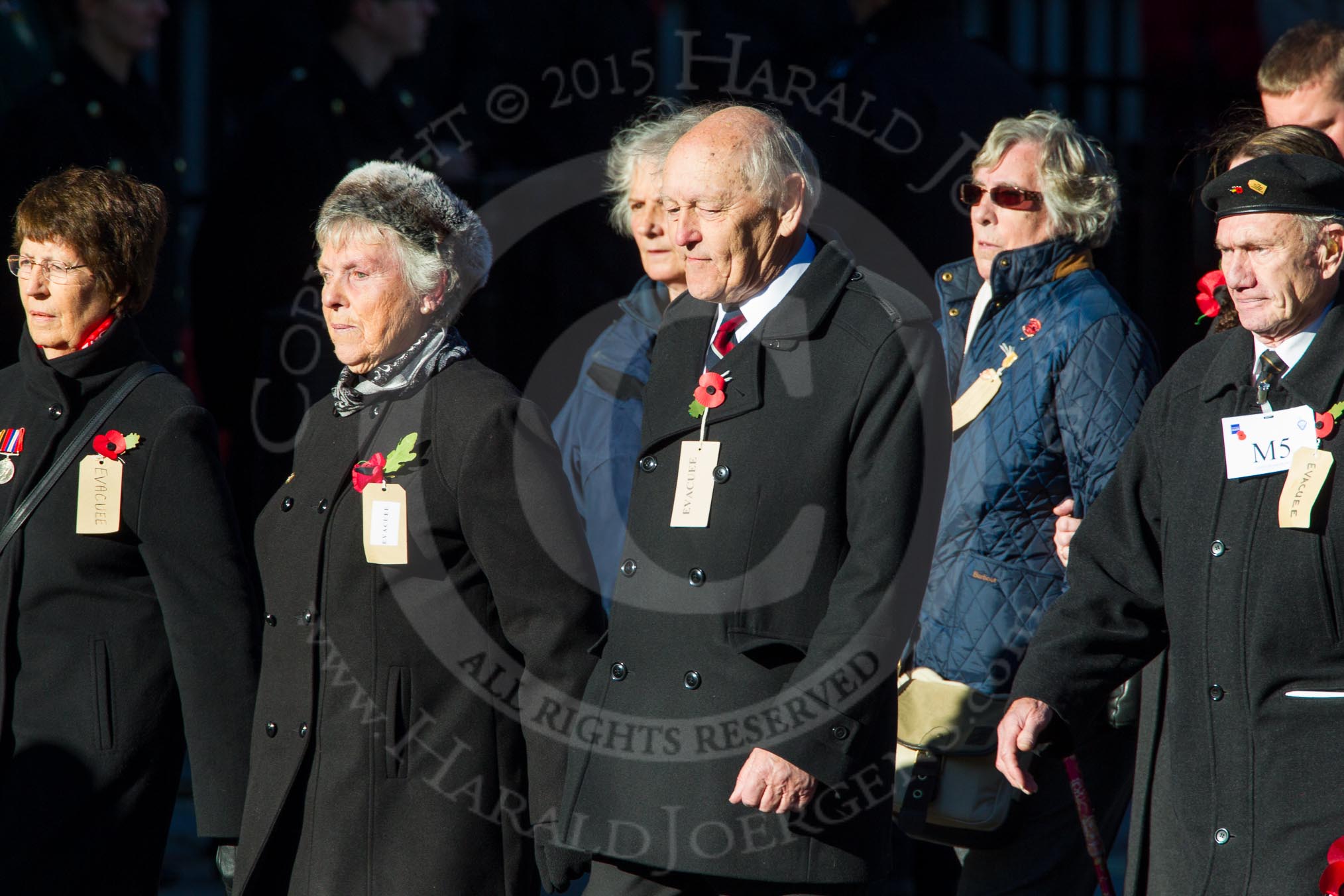 Remembrance Sunday Cenotaph March Past 2013: M5 - Evacuees Reunion Association..
Press stand opposite the Foreign Office building, Whitehall, London SW1,
London,
Greater London,
United Kingdom,
on 10 November 2013 at 12:10, image #1907